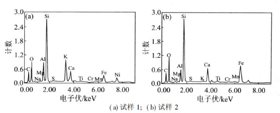 45号优碳纯铁圆钢夹杂物能谱分析